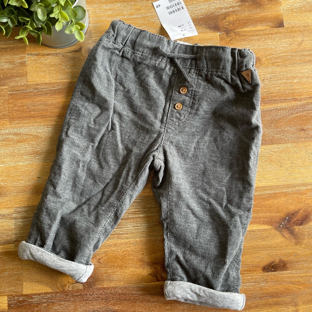 NWT! H&M Boy’s Lined Corduroy Pants. Size 6-9mo.